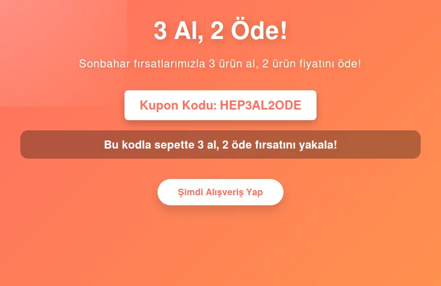 Üçlü Alım Fırsatları