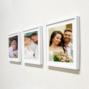 20x20 Beyaz Yapışan Çerçeve - 3 Adet