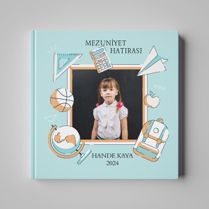 Okul Mezuniyet Fotoğraf Albümü 24x48 Tasarım -3