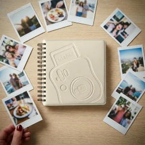 Pola Anı Albüm 6x9 Krem – 68 Fotoğraf Kapasiteli (Spiralli)