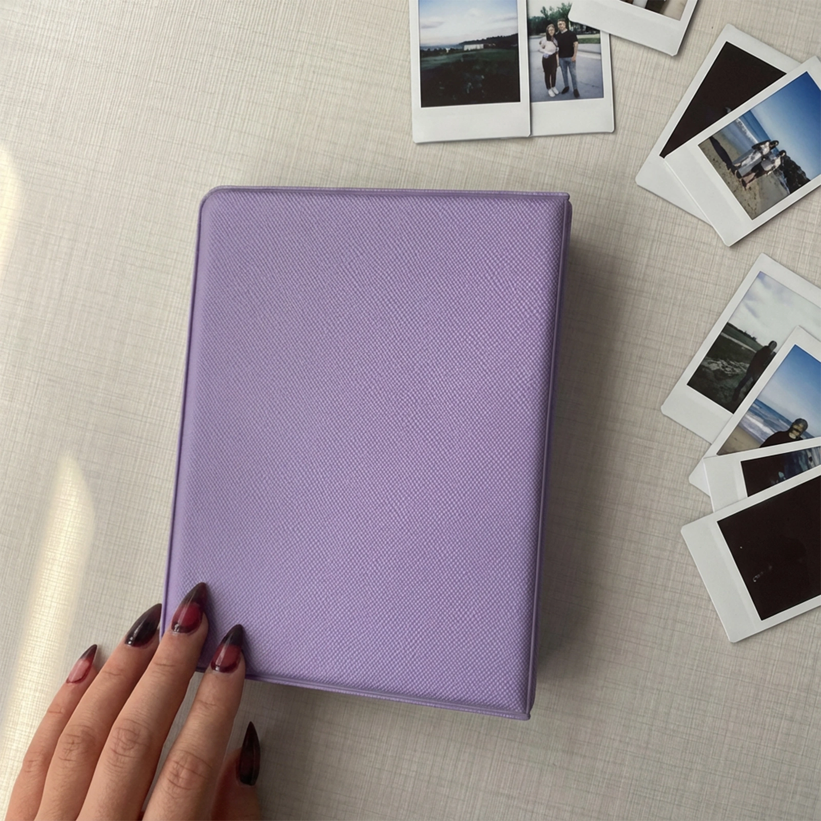 Pola Anı Albüm 6x9 Lila – 64 Fotoğraf Kapasiteli