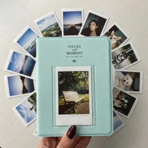 Pola Anı Albüm 6x9 Mint Yeşil – 64 Fotoğraf Kapasiteli