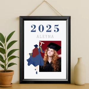 Siluetli Mezuniyet Çerçevesi- Kadınlara Özel