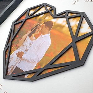 Premium 30x40 Yapışan Siyah Çerçeve